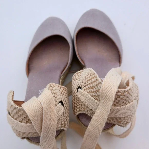 Soludos Espadrille Wedge Ankle Tie Up Sandals Shoes Women's - Picture 9 of 11